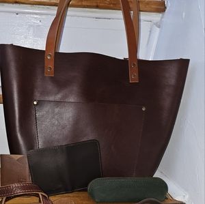 Cognac Medium? Classic Tote with Tandles